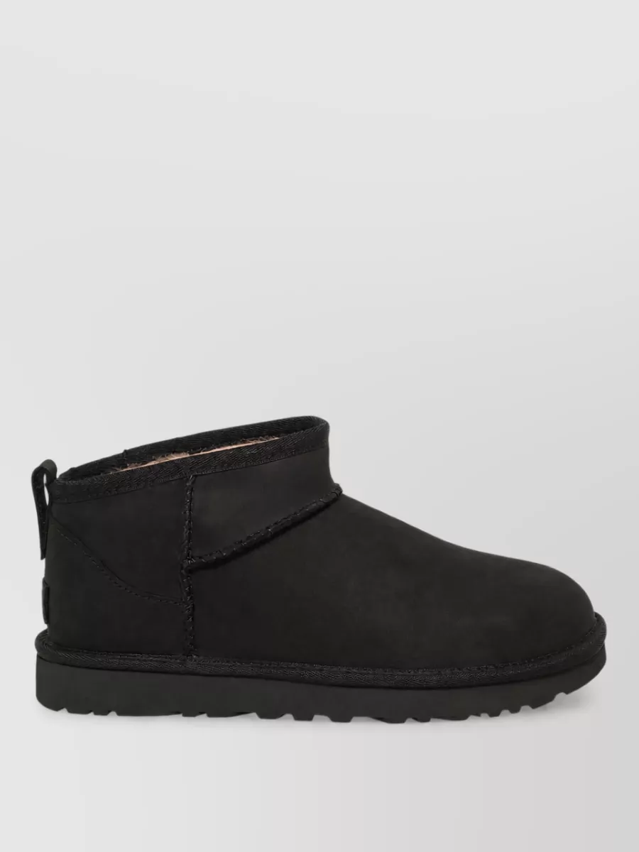 Ugg Leather Mini Slippers