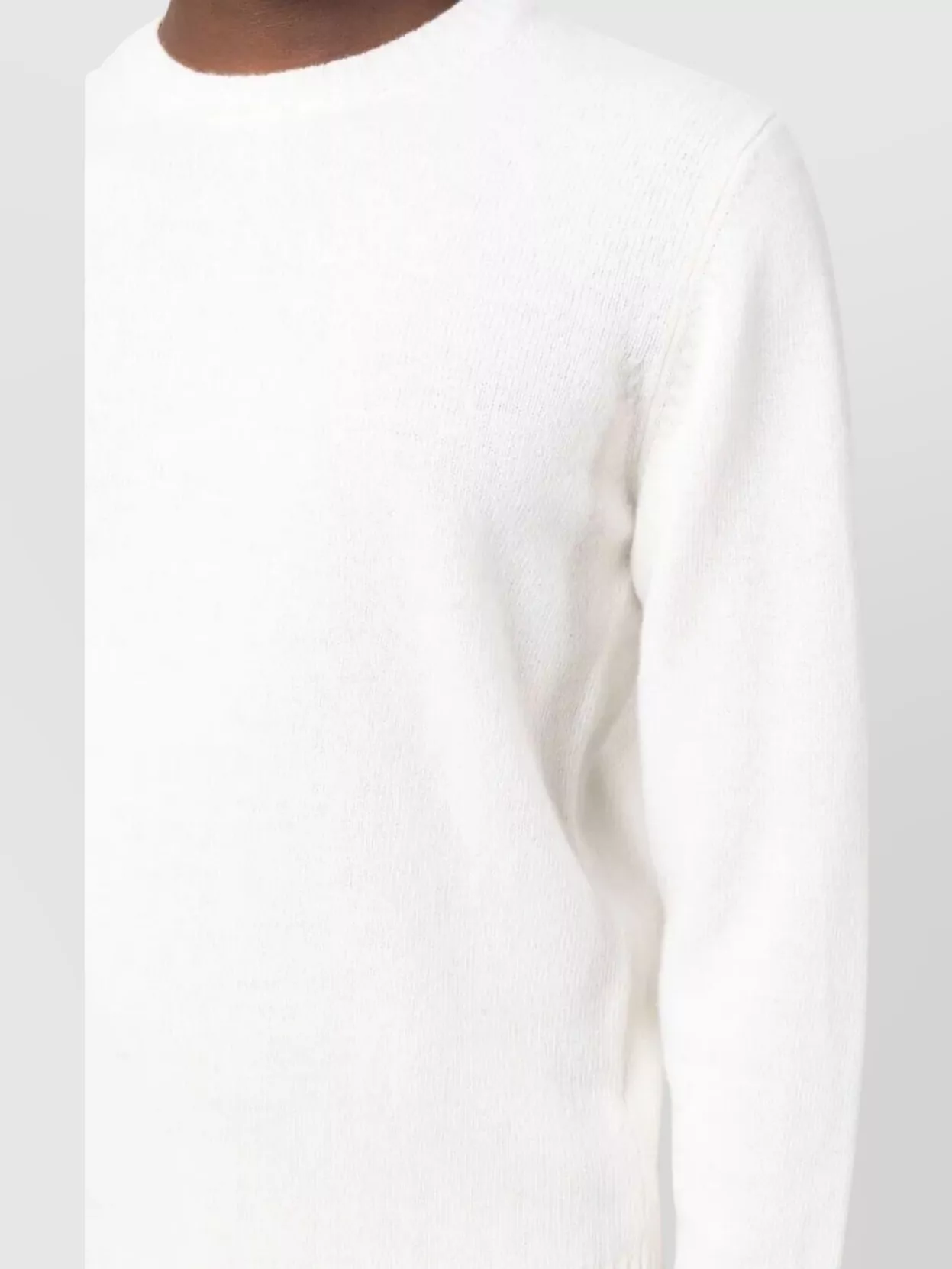 Roberto Collina Timeless Crew-Neck Sweater With Ribbed Details