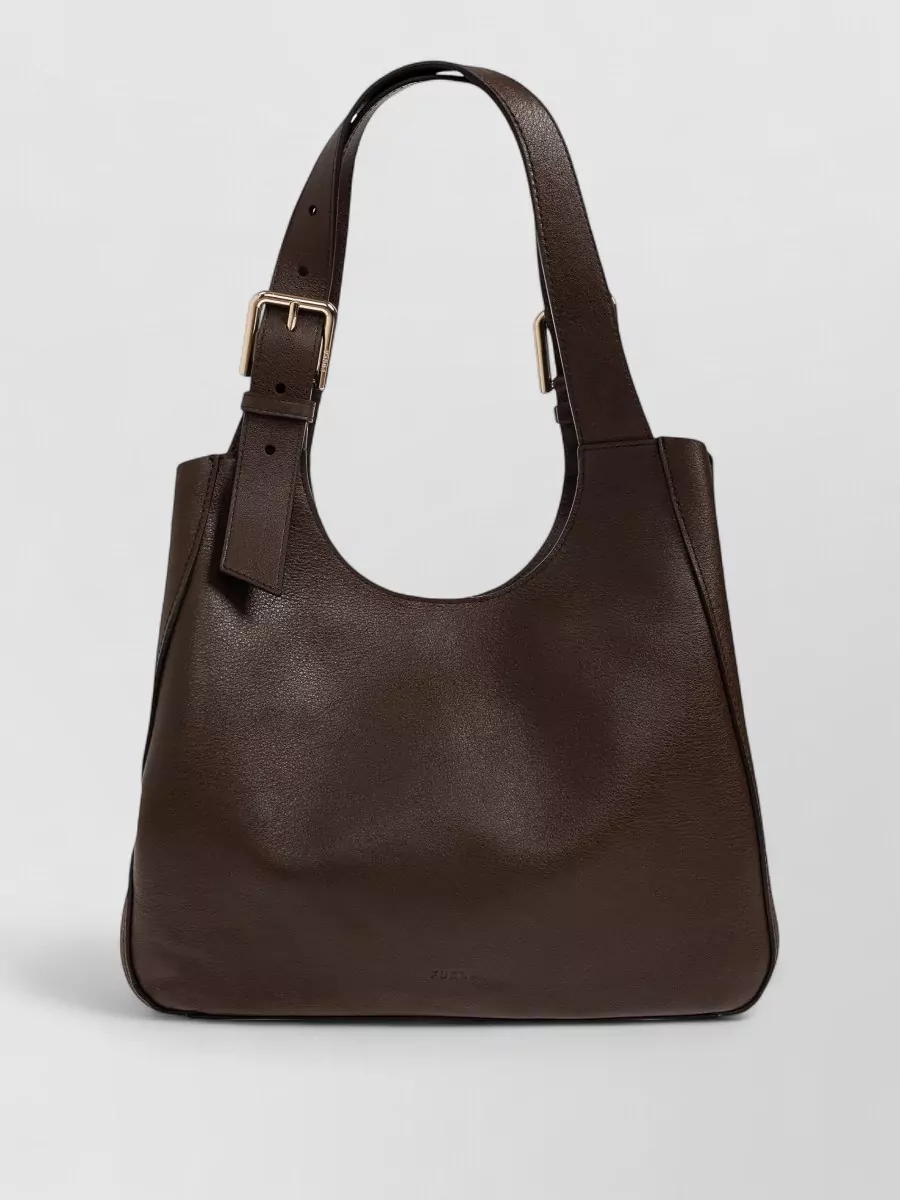 Furla Medium grained leather shoulder bag