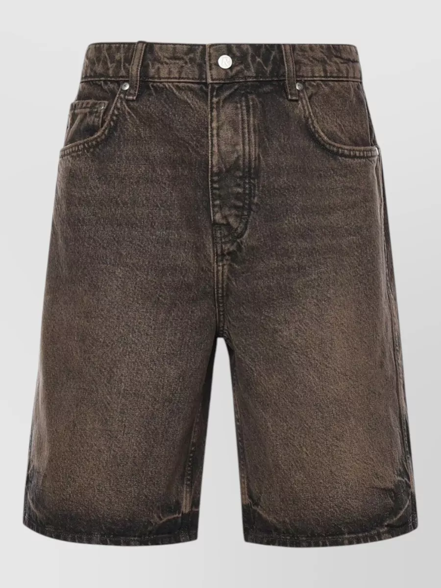 Represent denim chino shorts