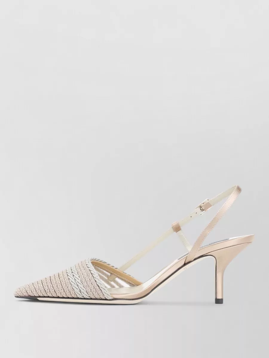 Giorgio Armani Satin Slingback Pumps