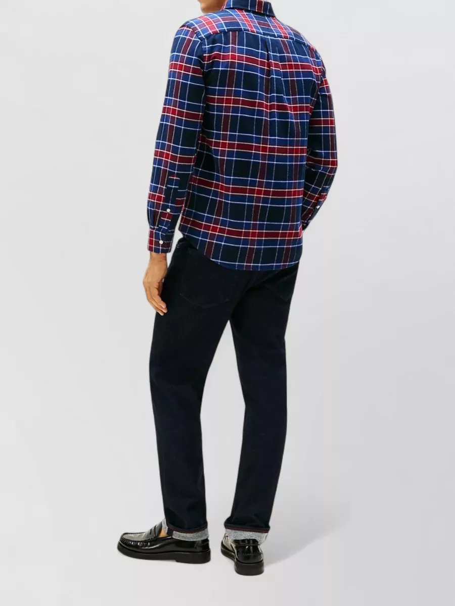 Tommy Hilfiger Button-Down Collar Long Sleeve Shirt With Pocket