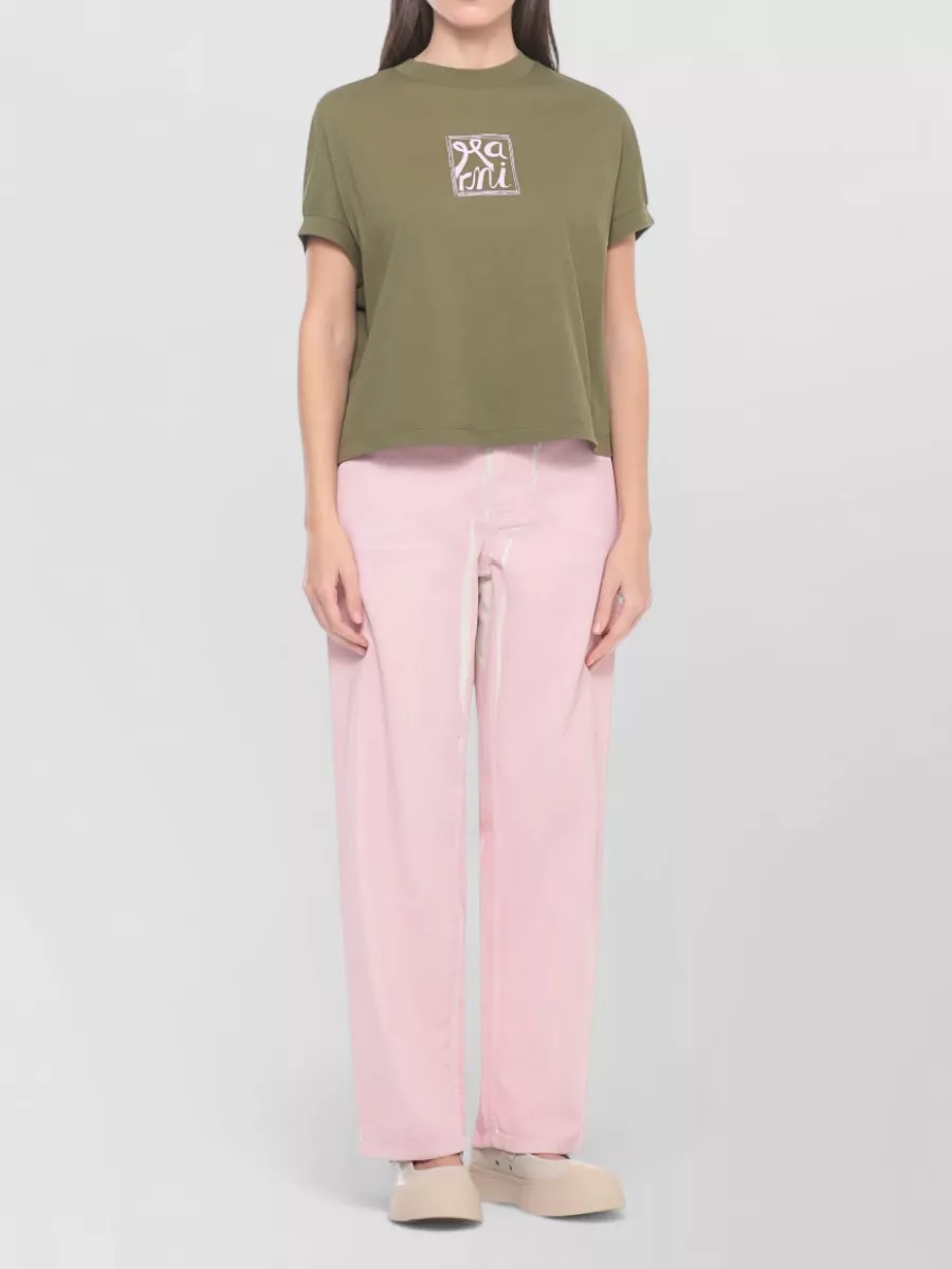 Marni Cotton Short Sleeve T-Shirt