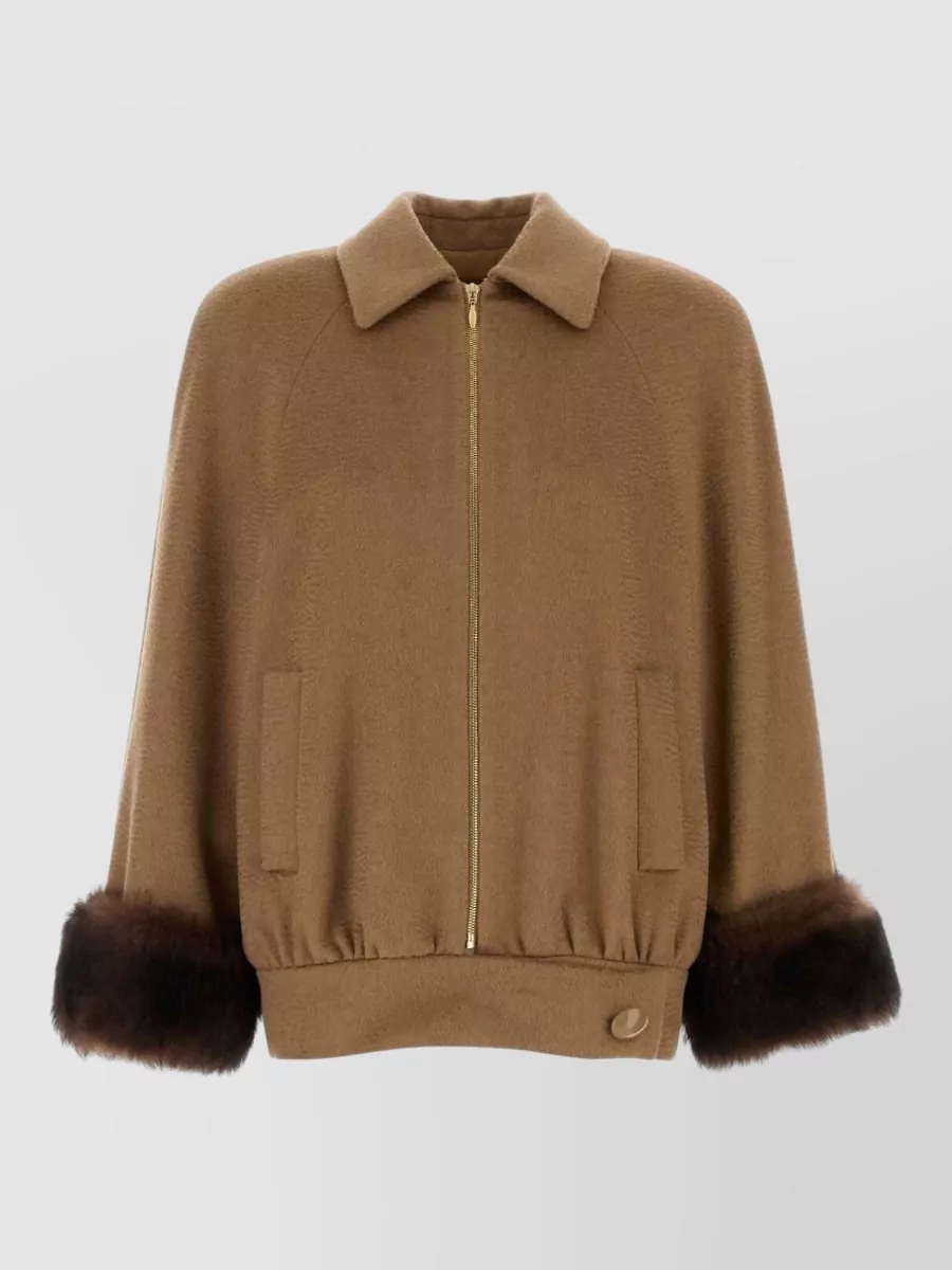 Valentino Garavani Camel hair coat