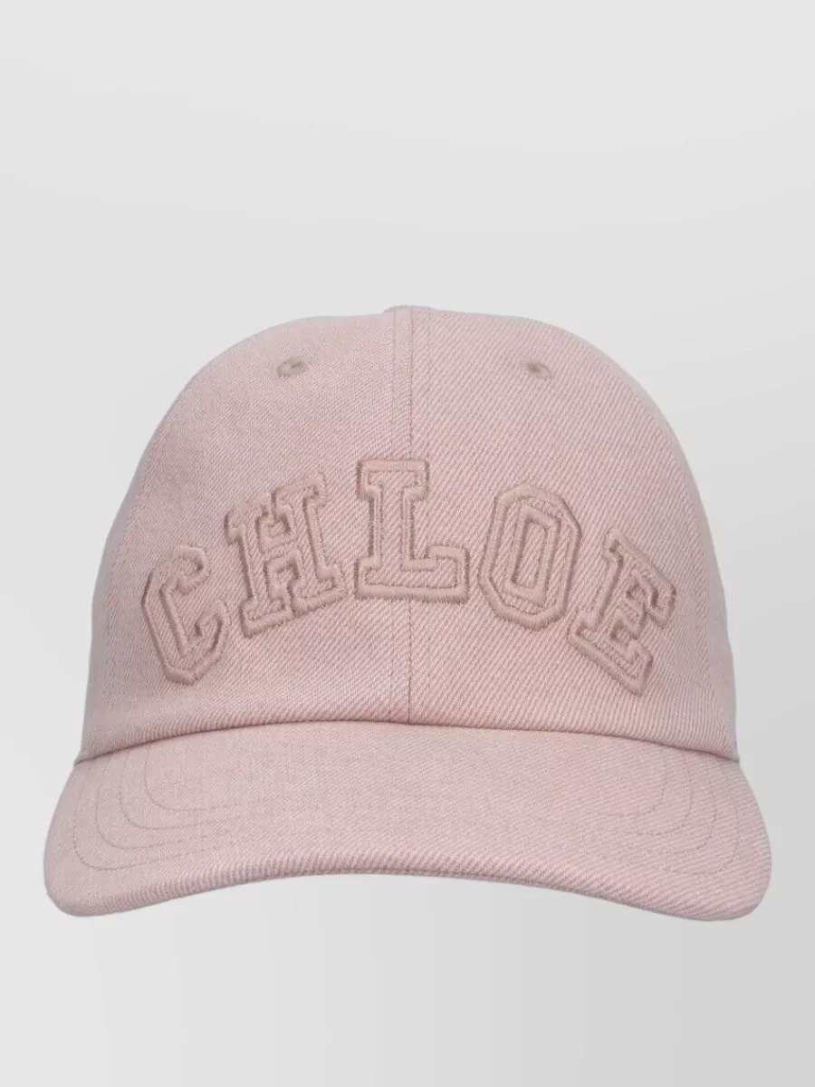Chloé cotton logo baseball cap