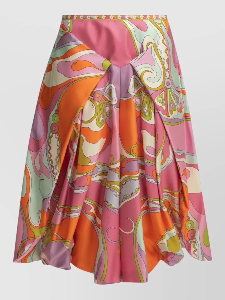 Pucci Silk a-line skirt