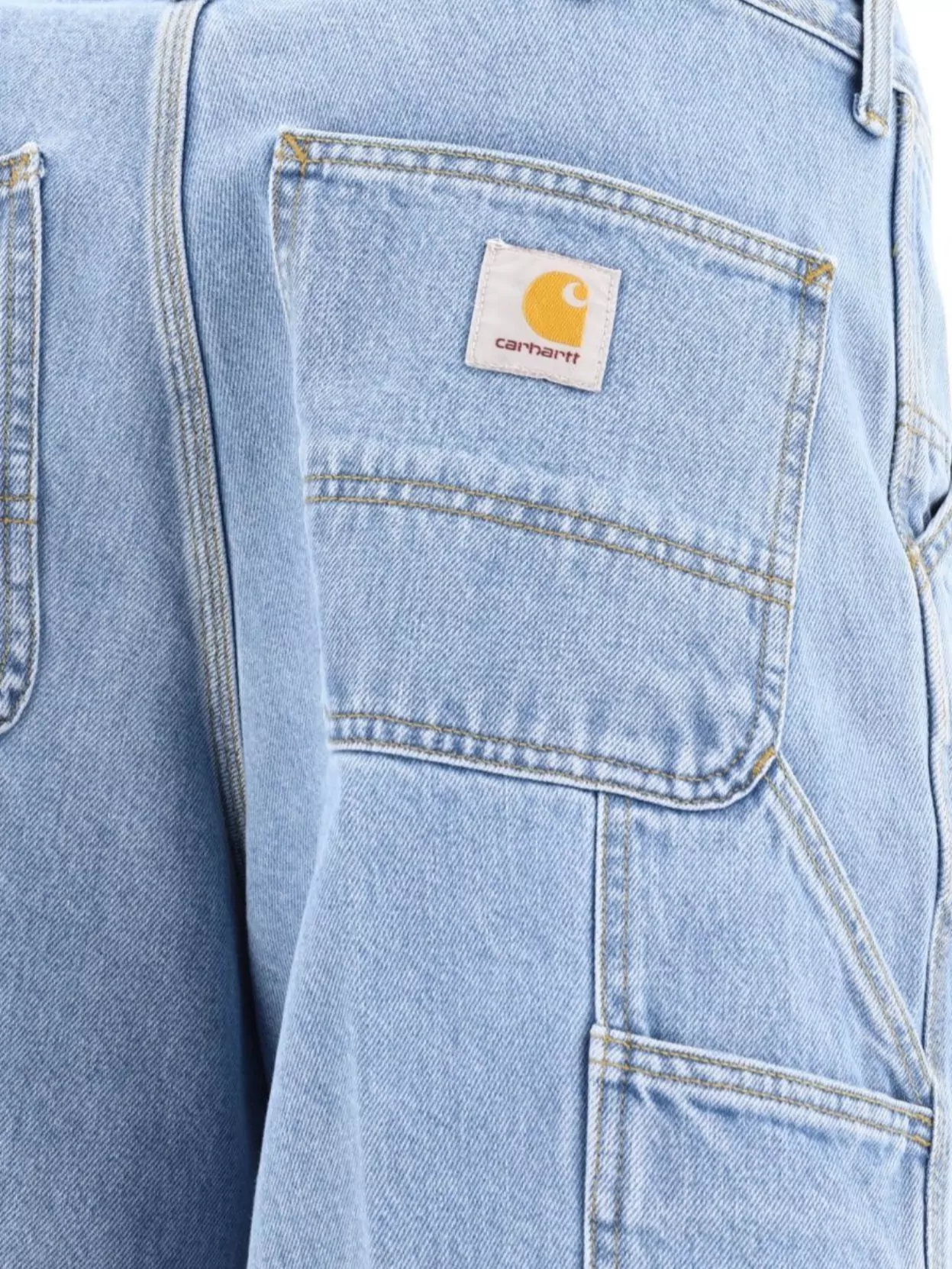 Carhartt Wip Belted Shorts With Front And Back Pockets