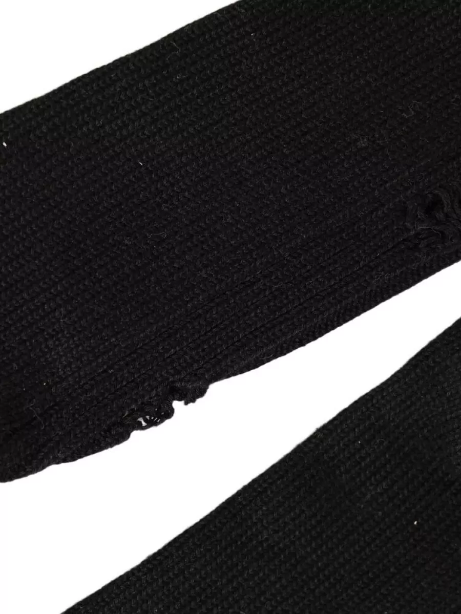 Dolce&Gabbana Cotton Distressed Mid Calf Socks