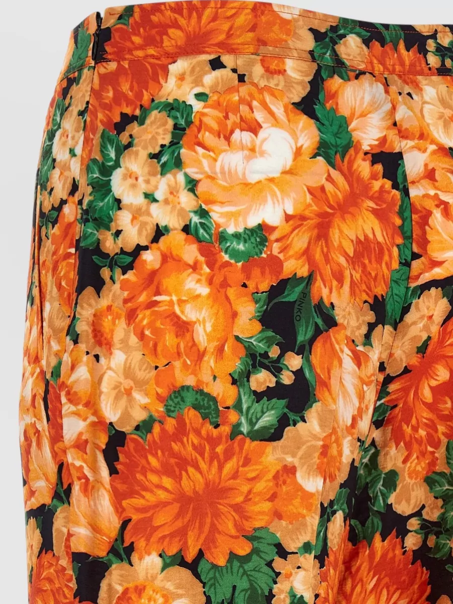 Pinko Botanic Garden Printed Flared Trousers