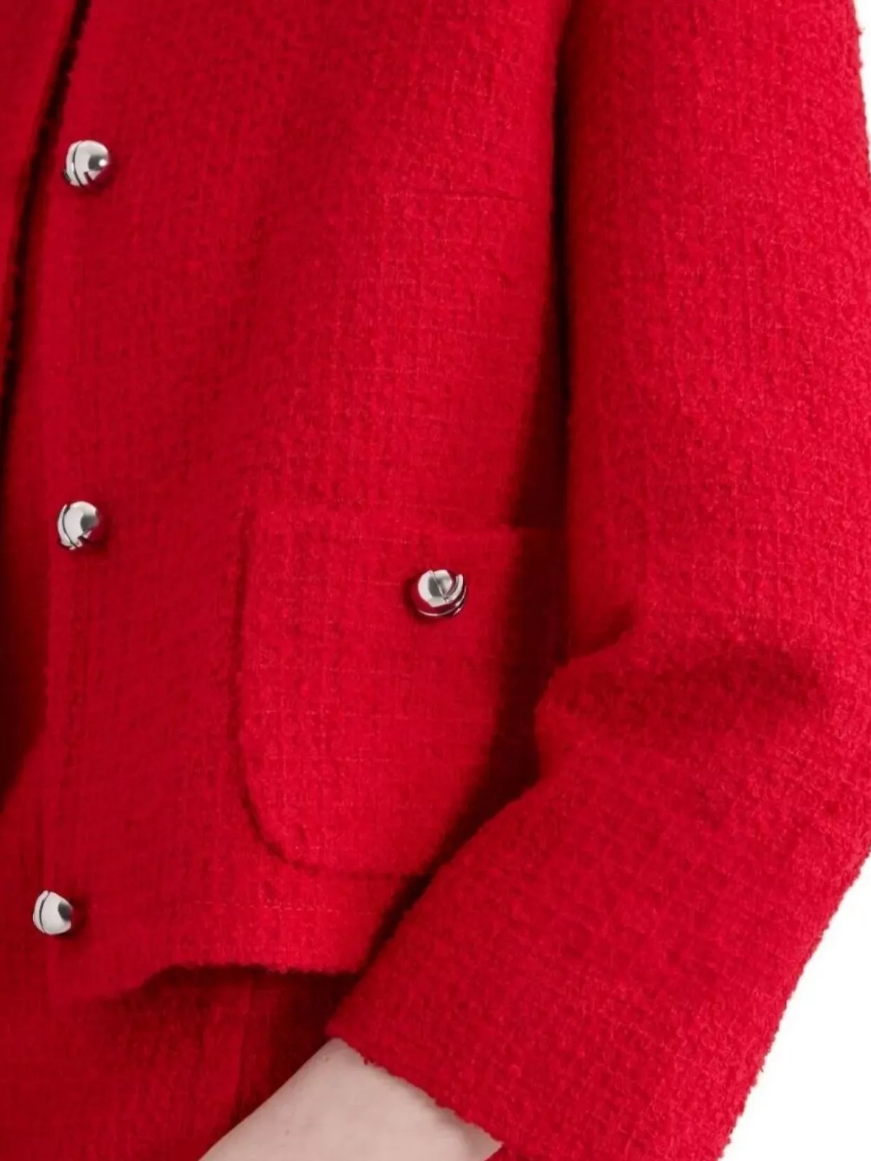 Patou Collarless Box Shape Jacket