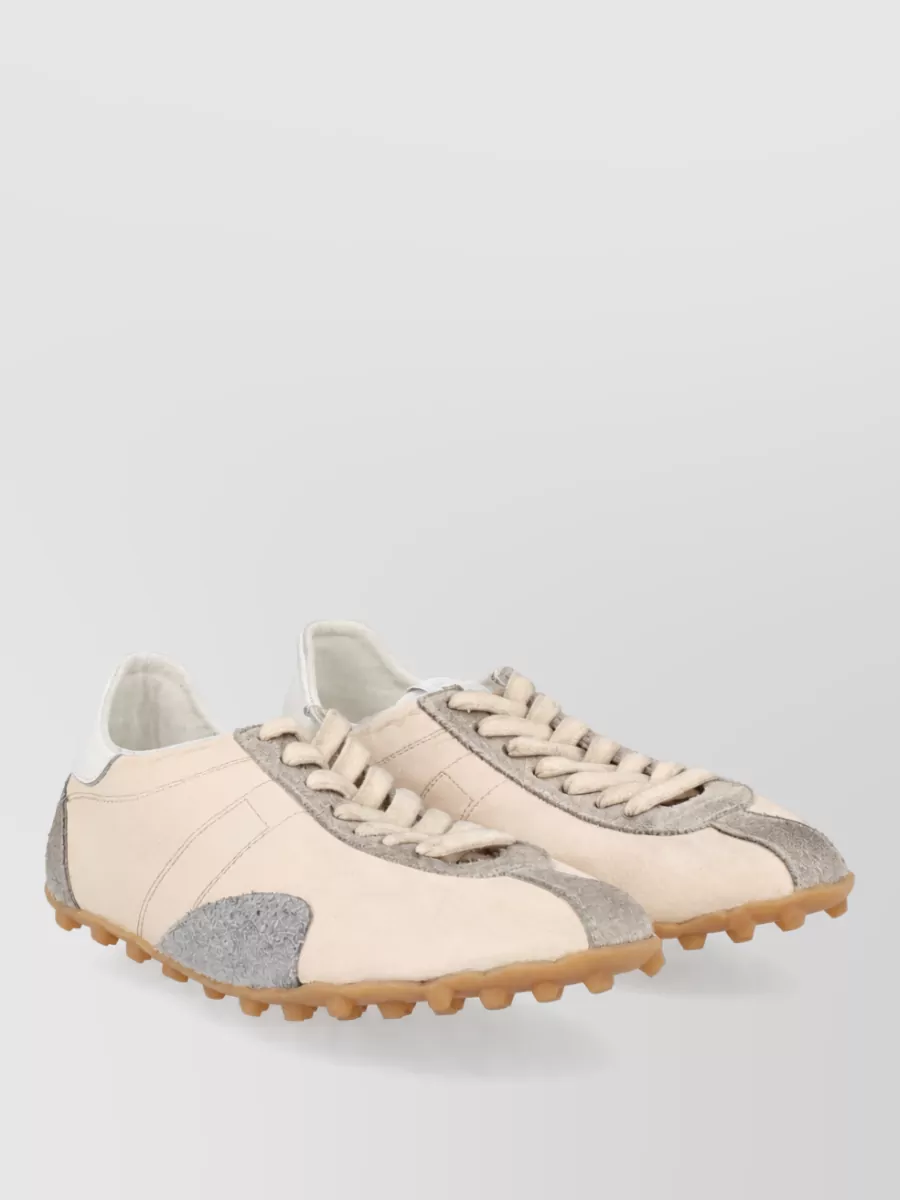 Maison Margiela Leather Sprinters Lace-Up Sneakers