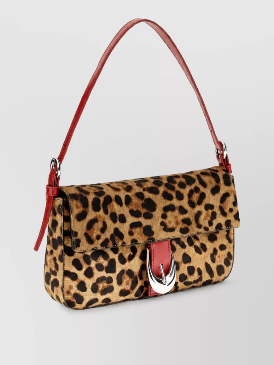 Staud Na Calf Leather Clutch Bag