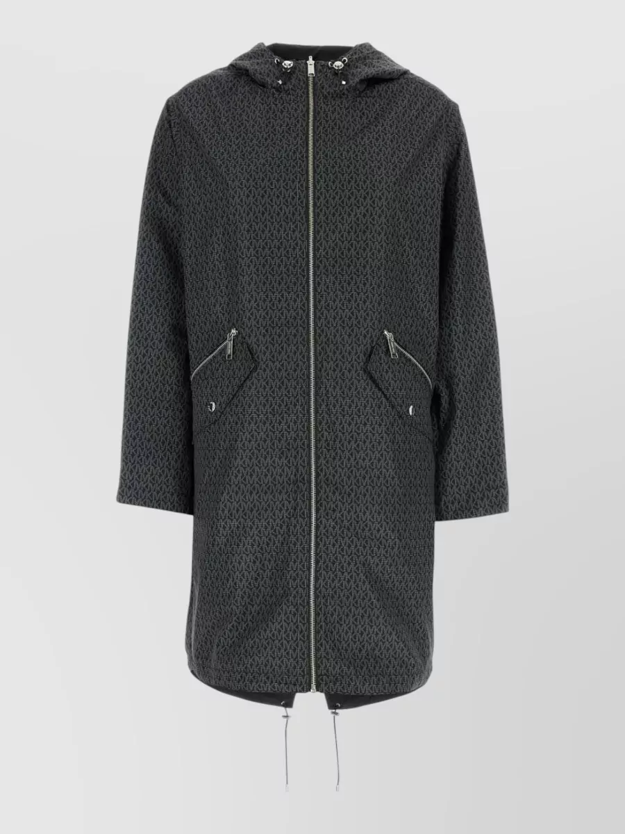 Michael Kors printed parka coat