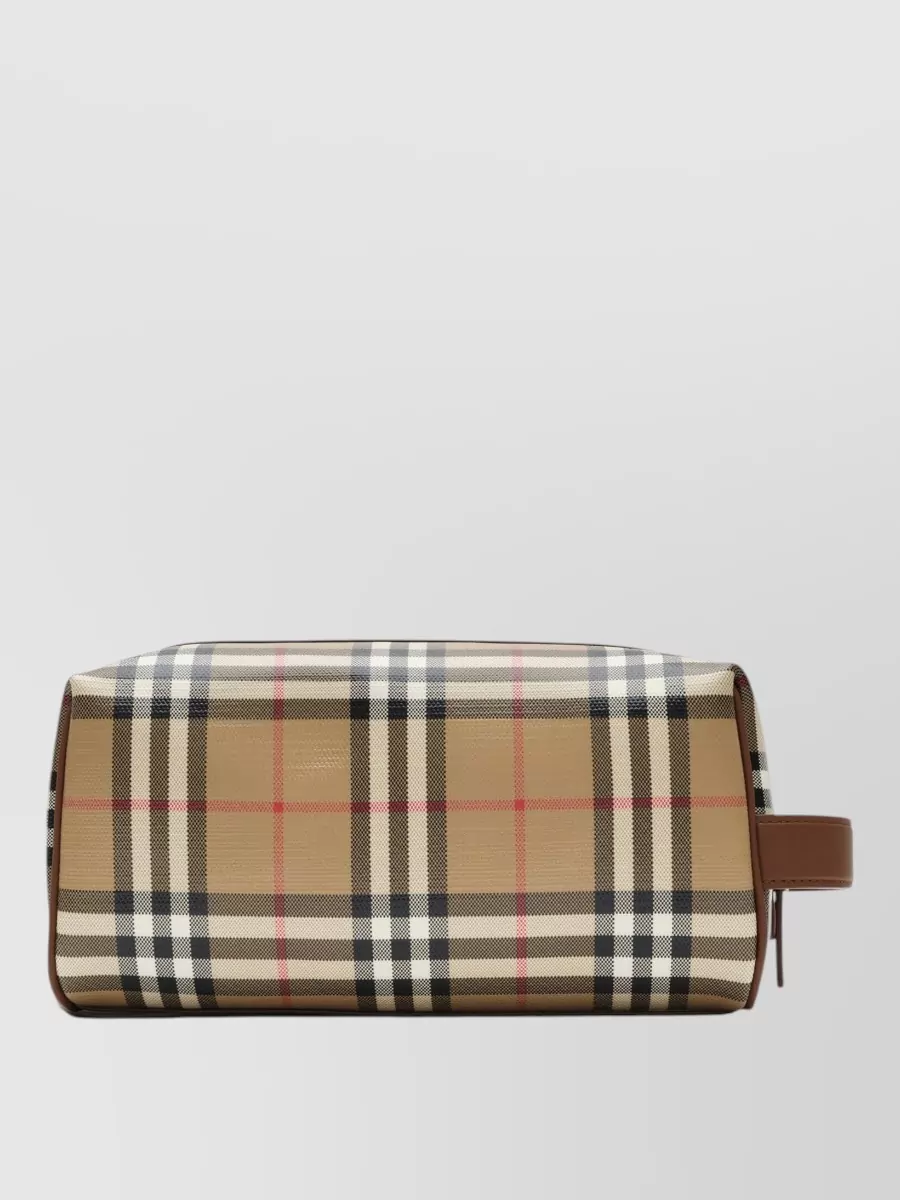 Burberry Checked Canvas Belt Bag
