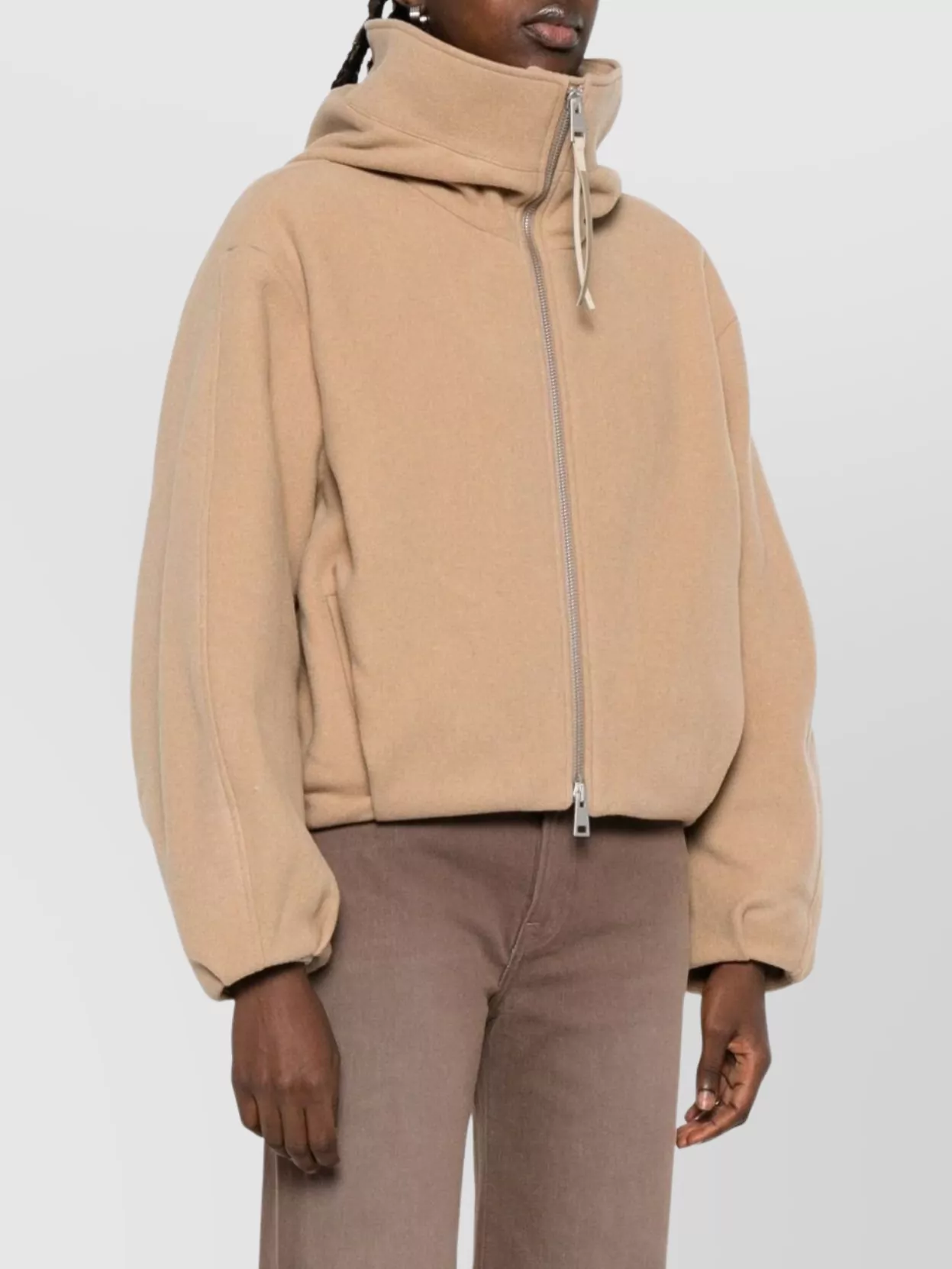 Canada Goose Wool Blend Padded Bomber Jacket
