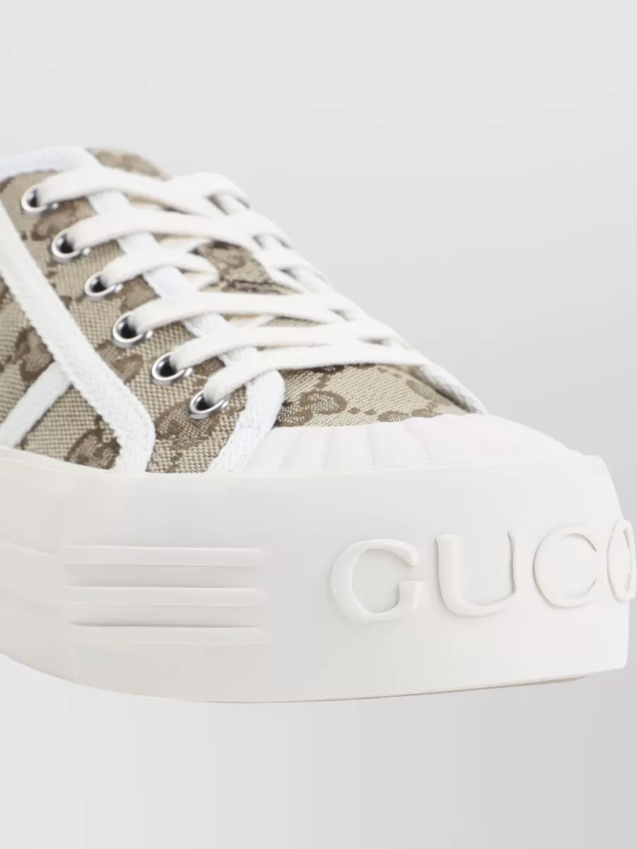 Gucci Canvas Low-Top Sneakers