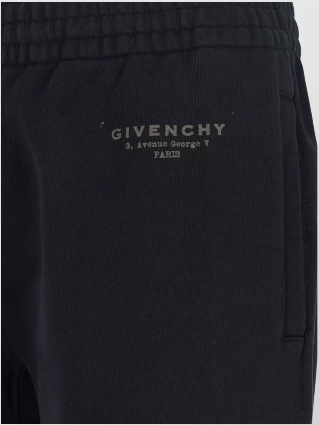 Givenchy Straight Trousers With Elastic Cuffs And Waistband