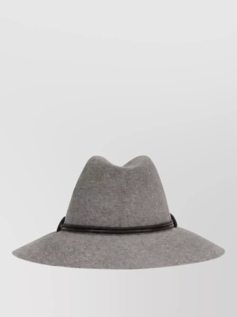 Brunello Cucinelli eco fabric fedora