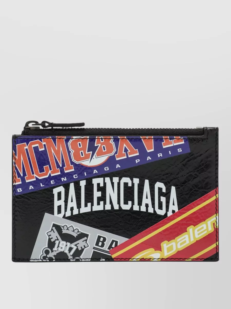Balenciaga leather cardholder