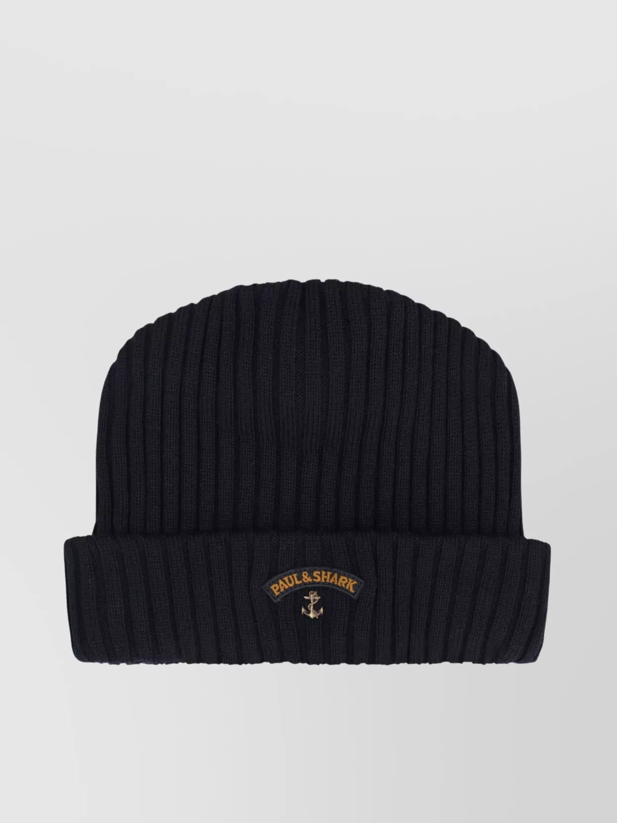PAUL & SHARK RIBBED WOOL BEANIE FOR WINTER
