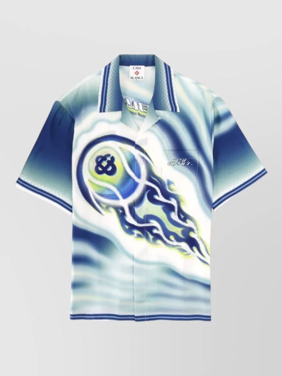 Casablanca silk printed shirt