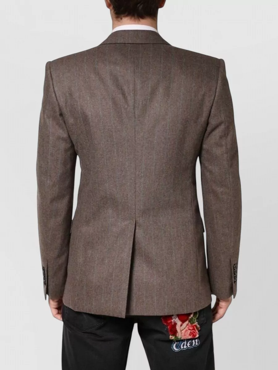 Dolce&Gabbana Striped Single Breasted Blazer