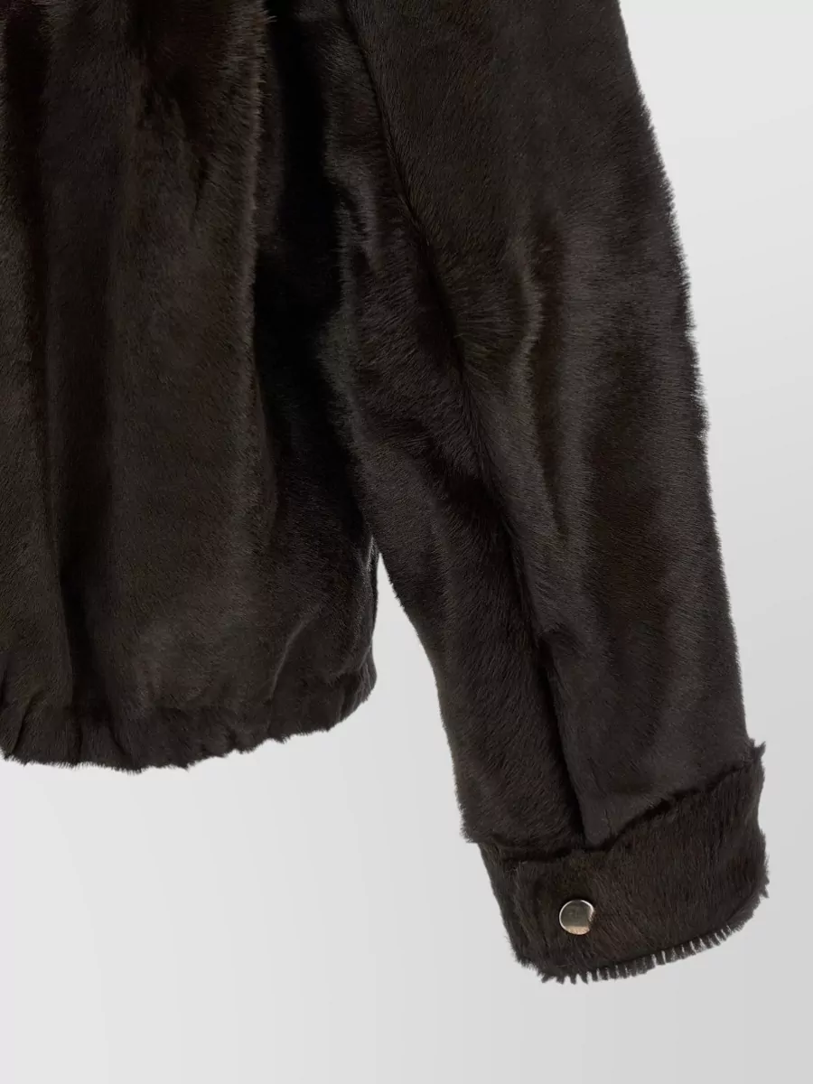 Giorgio Brato Leather Padded Jacket