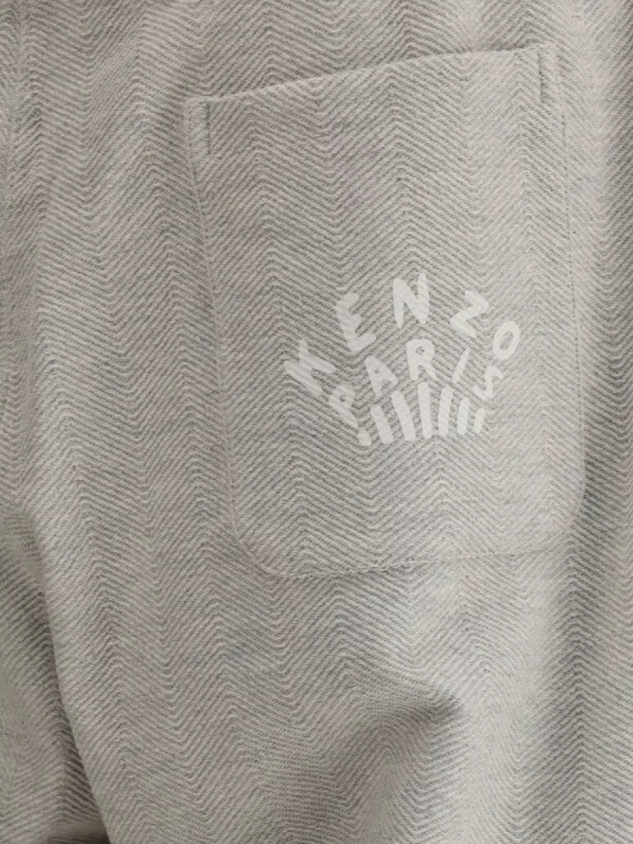 Kenzo Dragonfly Herringbone Cotton Sweatpants