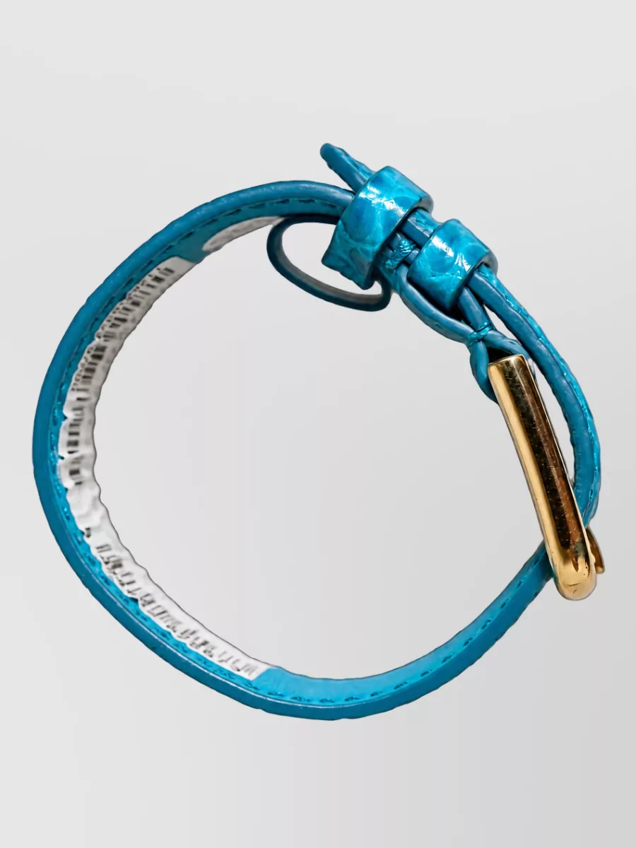 Dolce&Gabbana Embossed Leather Belt