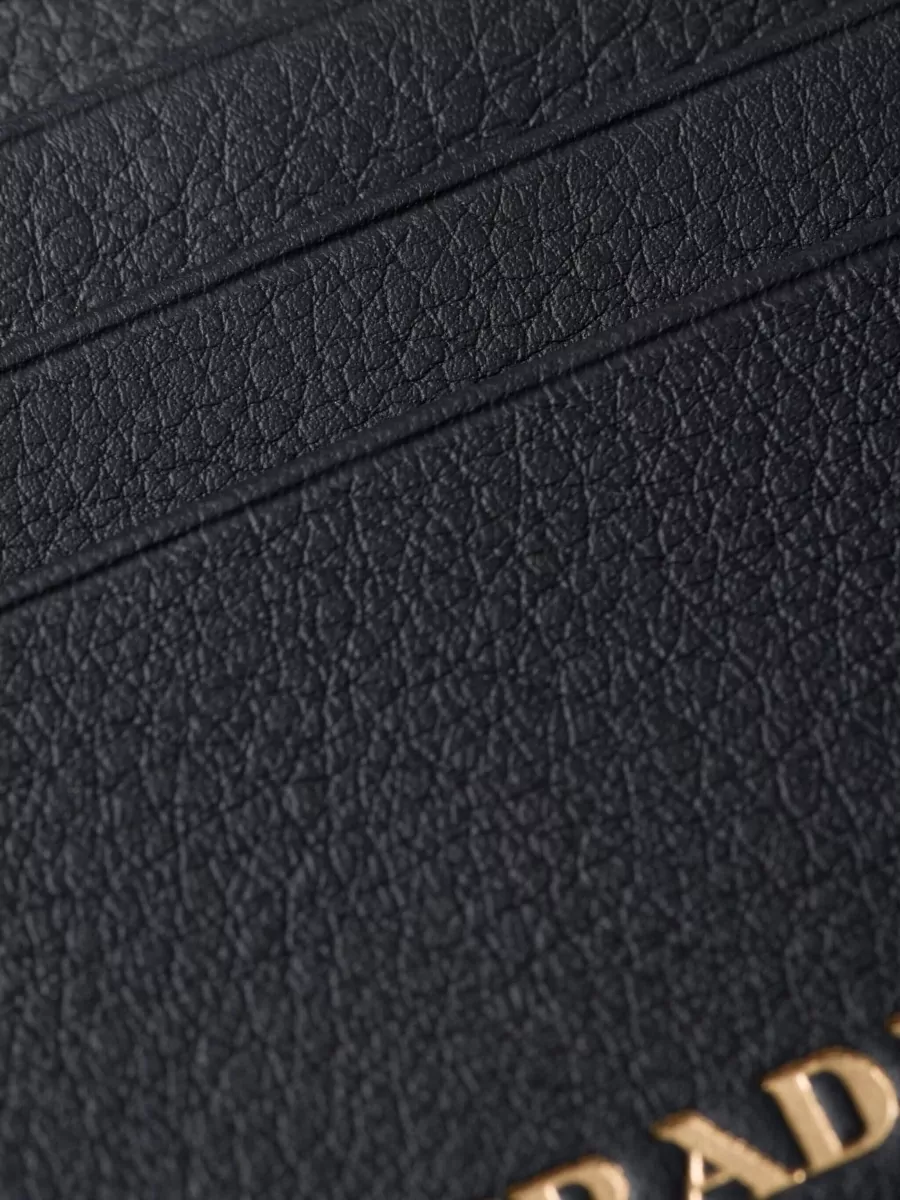 Prada Grained Leather Card Holder