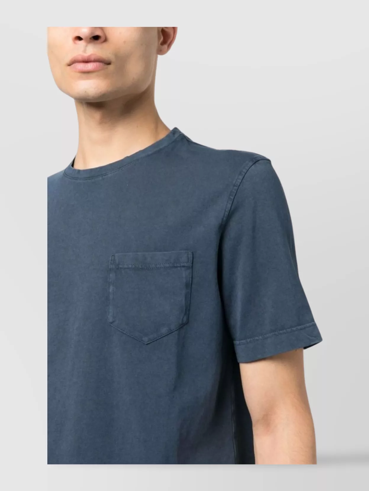 Drumohr Pocketed Round Neck T-Shirt