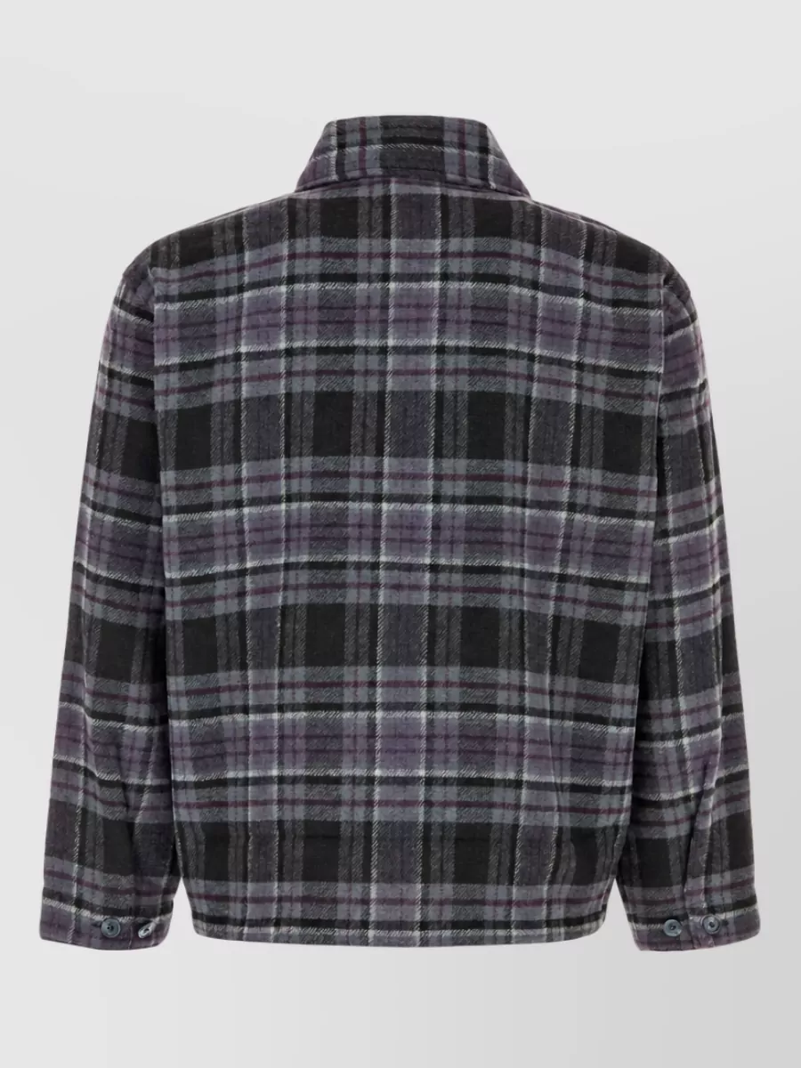 Carhartt Wip Wool Blend Tartan Long-Sleeve Shirt Jacket
