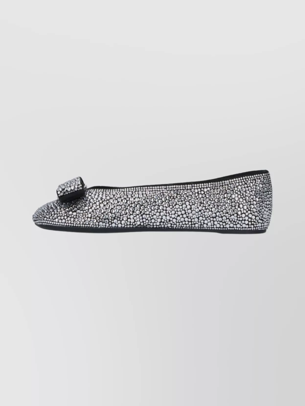 Ferragamo Ballerina Shoes With Bow And Embellishments