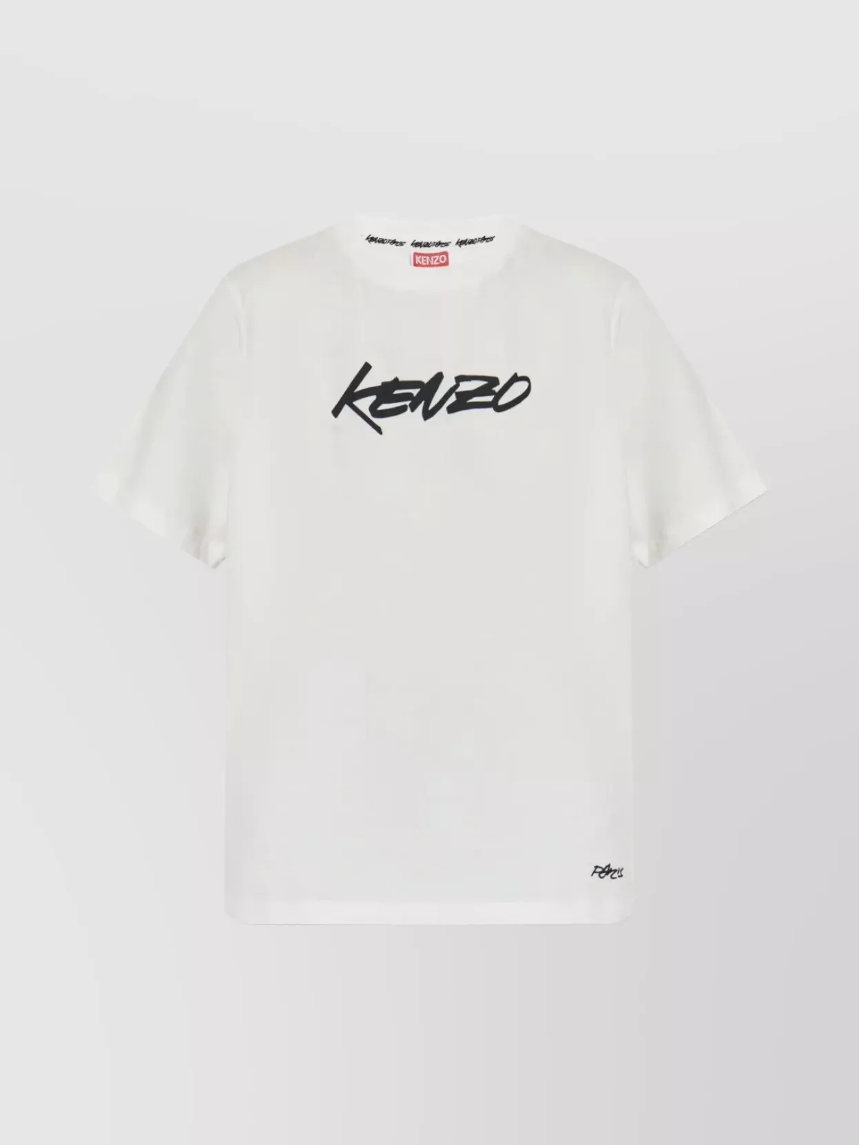 Kenzo Pure Cotton Graphic T-shirt For Comfort In White