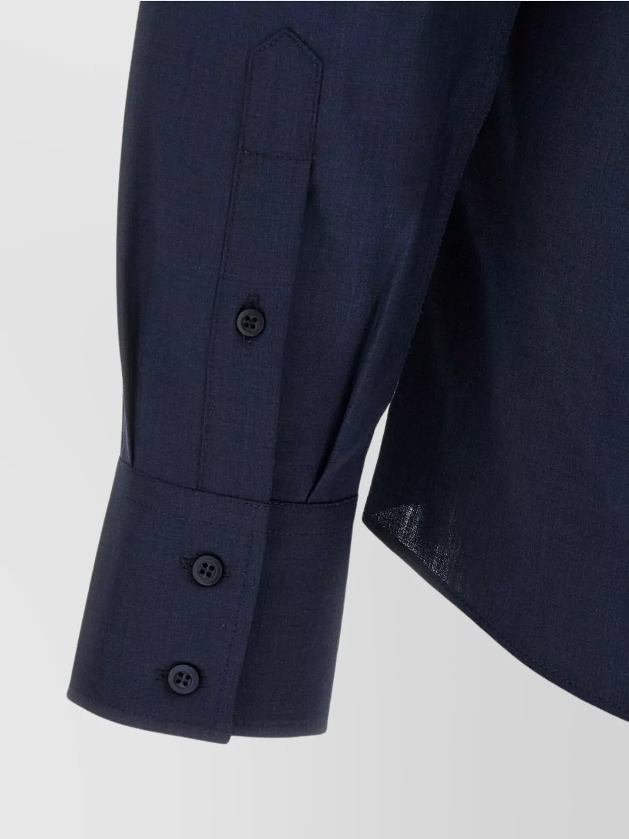 Brunello Cucinelli Wool Shirt With Long Sleeves And Pleated Back