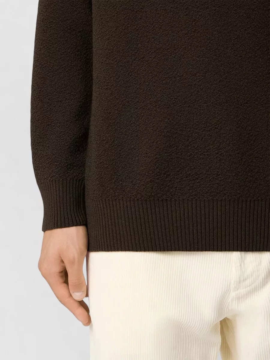 Stone Island Ribbed Oversized Wool Jumper