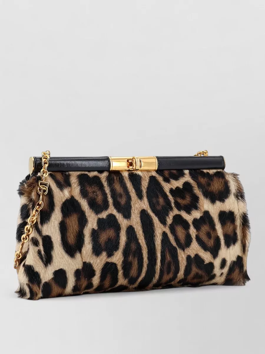 Dolce&Gabbana Marlene Goat Hair Clutch Bag