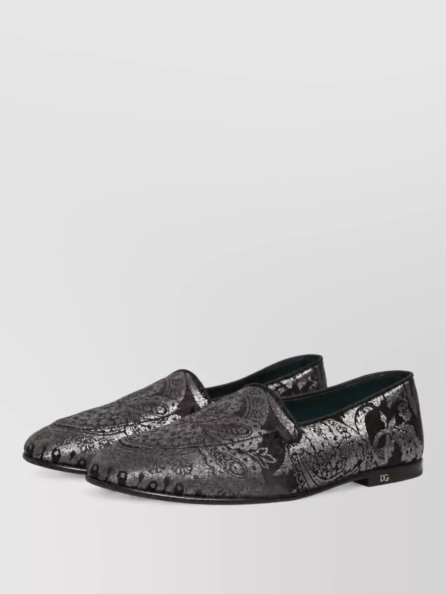 Dolce&Gabbana Leather Slip-On Slippers