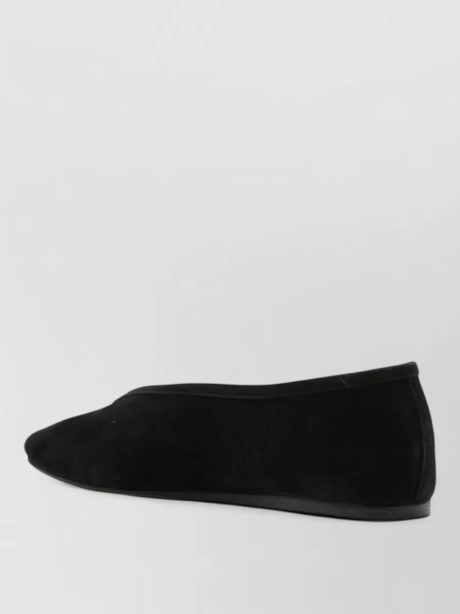 Manebi Suede Leather Ballerina Flats