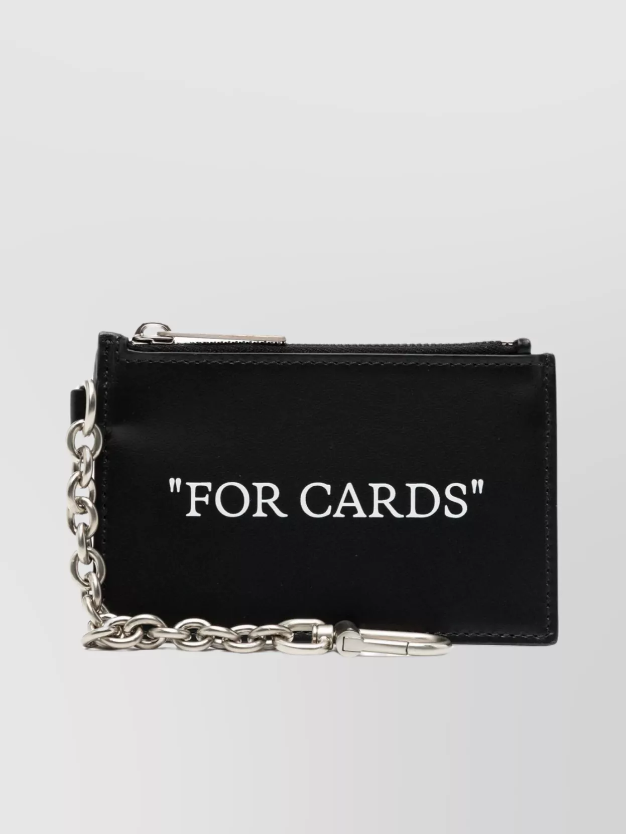 Shop Off-white Quote Keychain Card Holder Chain