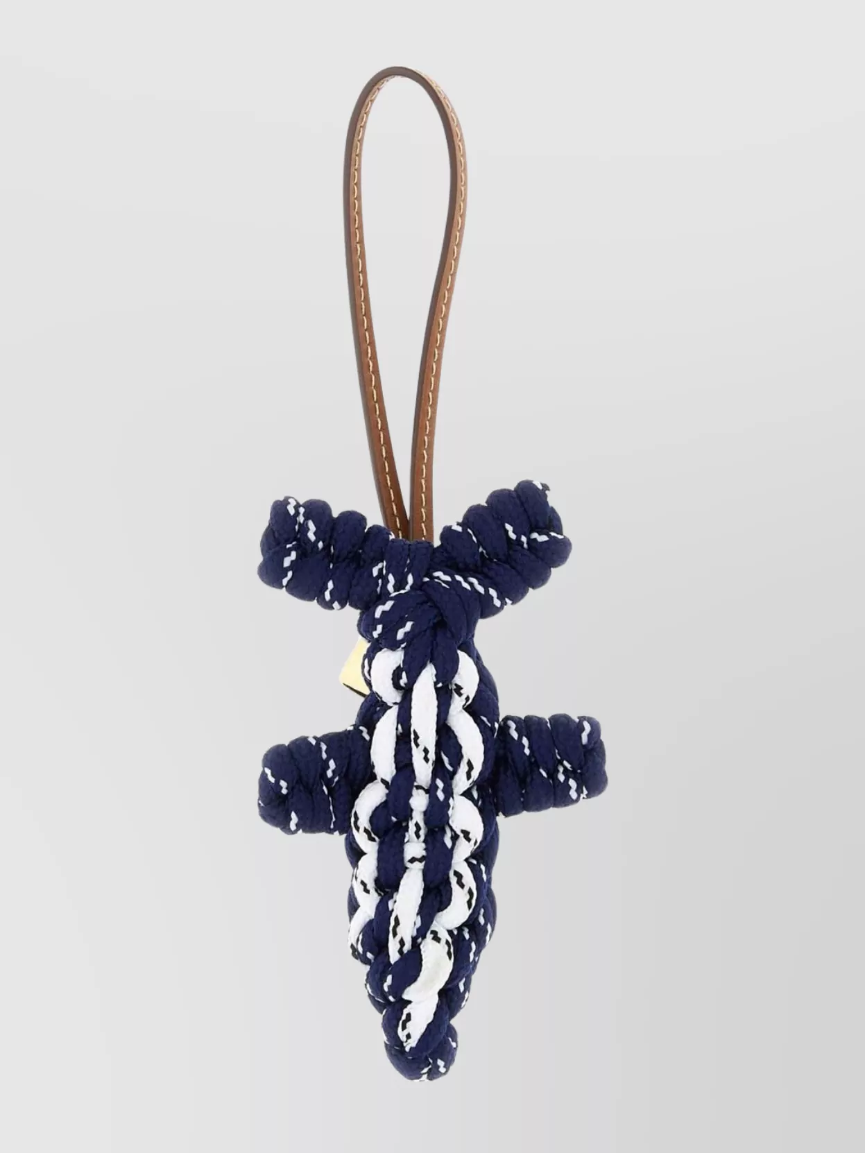 Miu Miu Braided Keyring Leather Strap