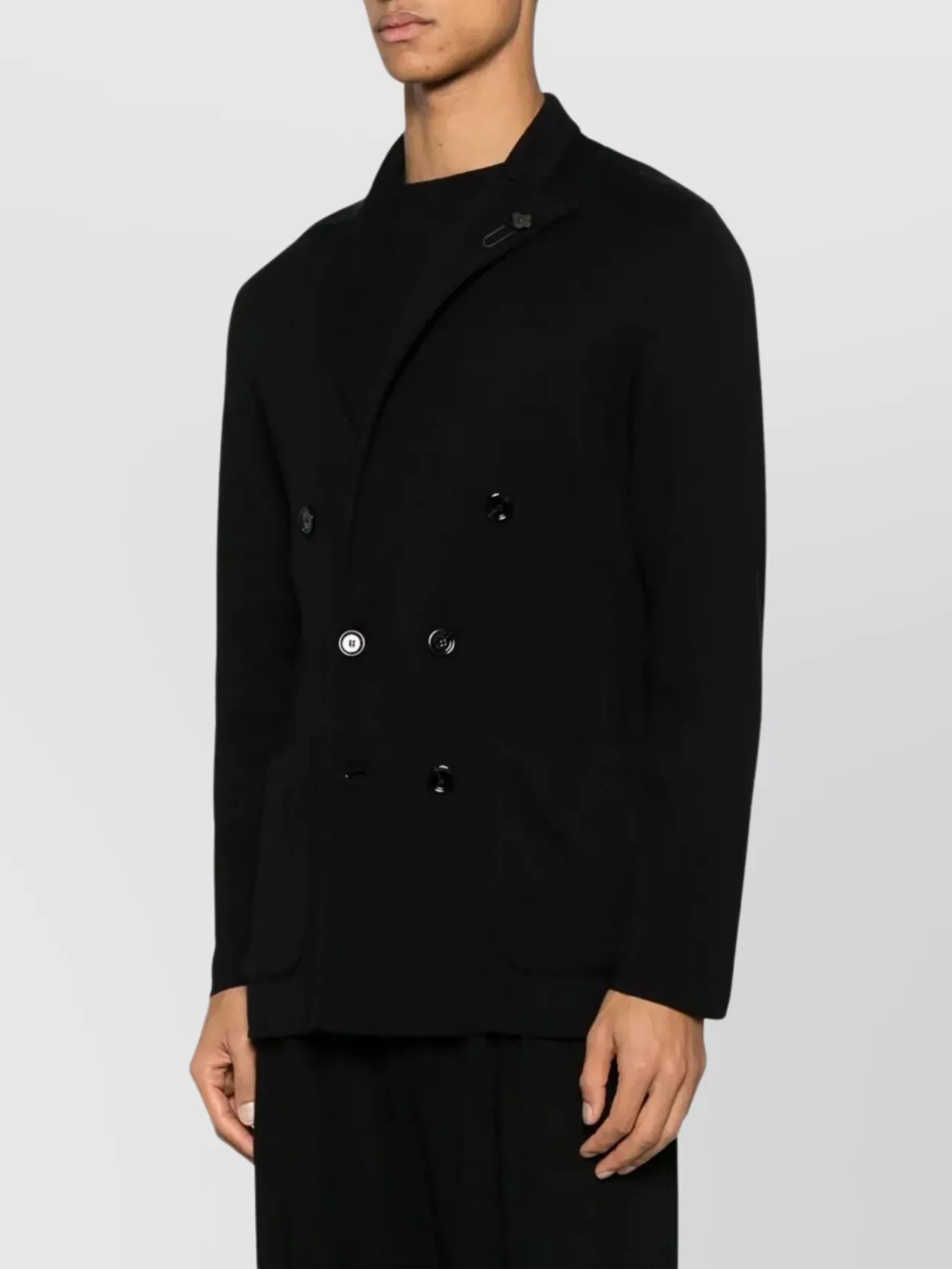 Lardini Men's Knit Blazer Jacket