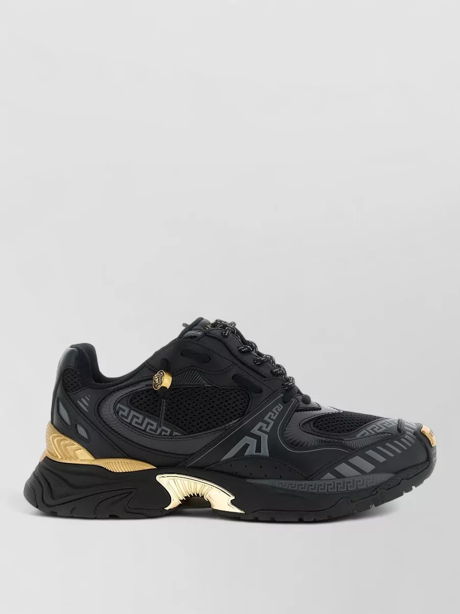 Versace Leather Low-Top Sneakers