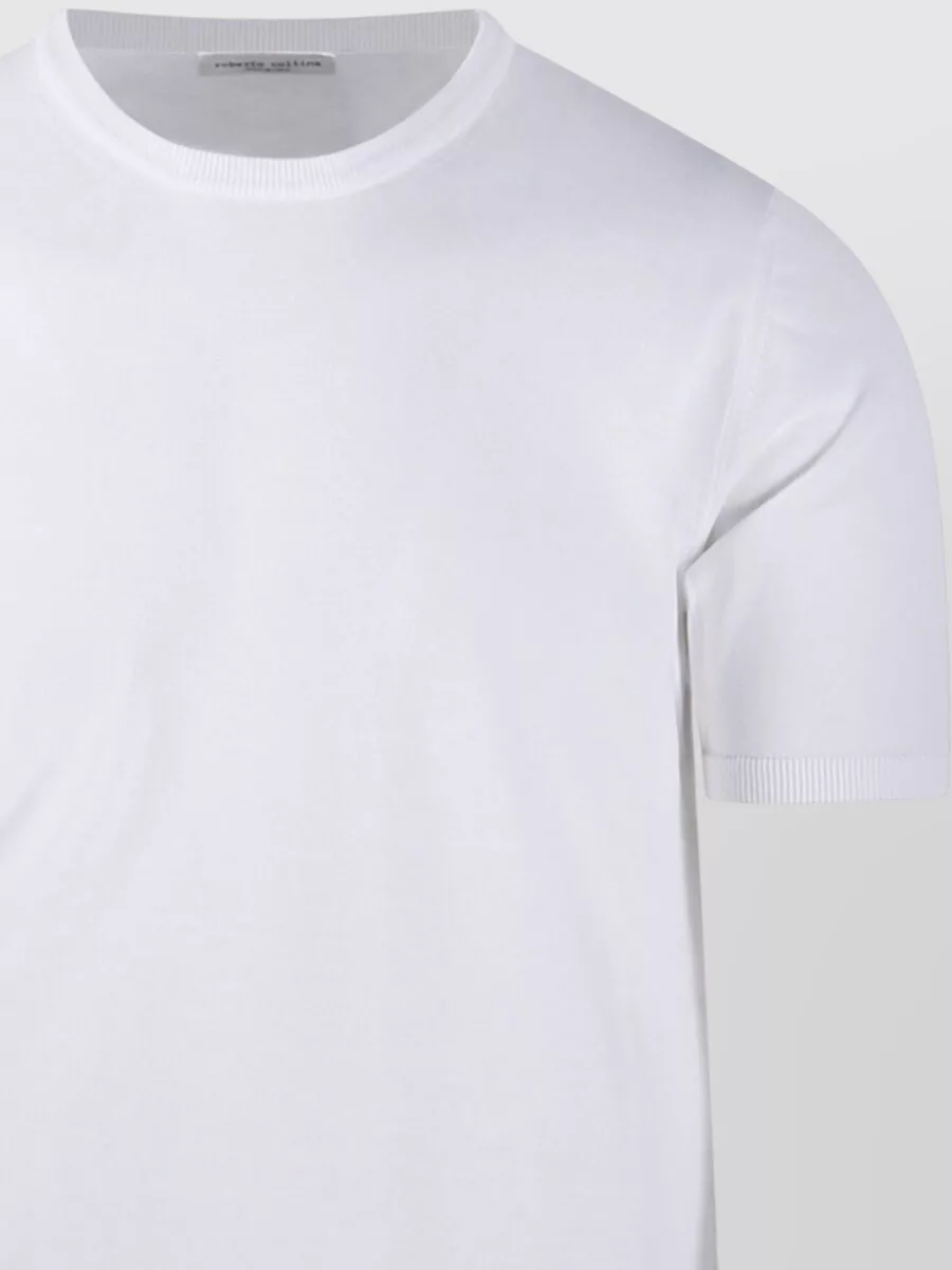 Roberto Collina Cotton Crew Neck Sweater
