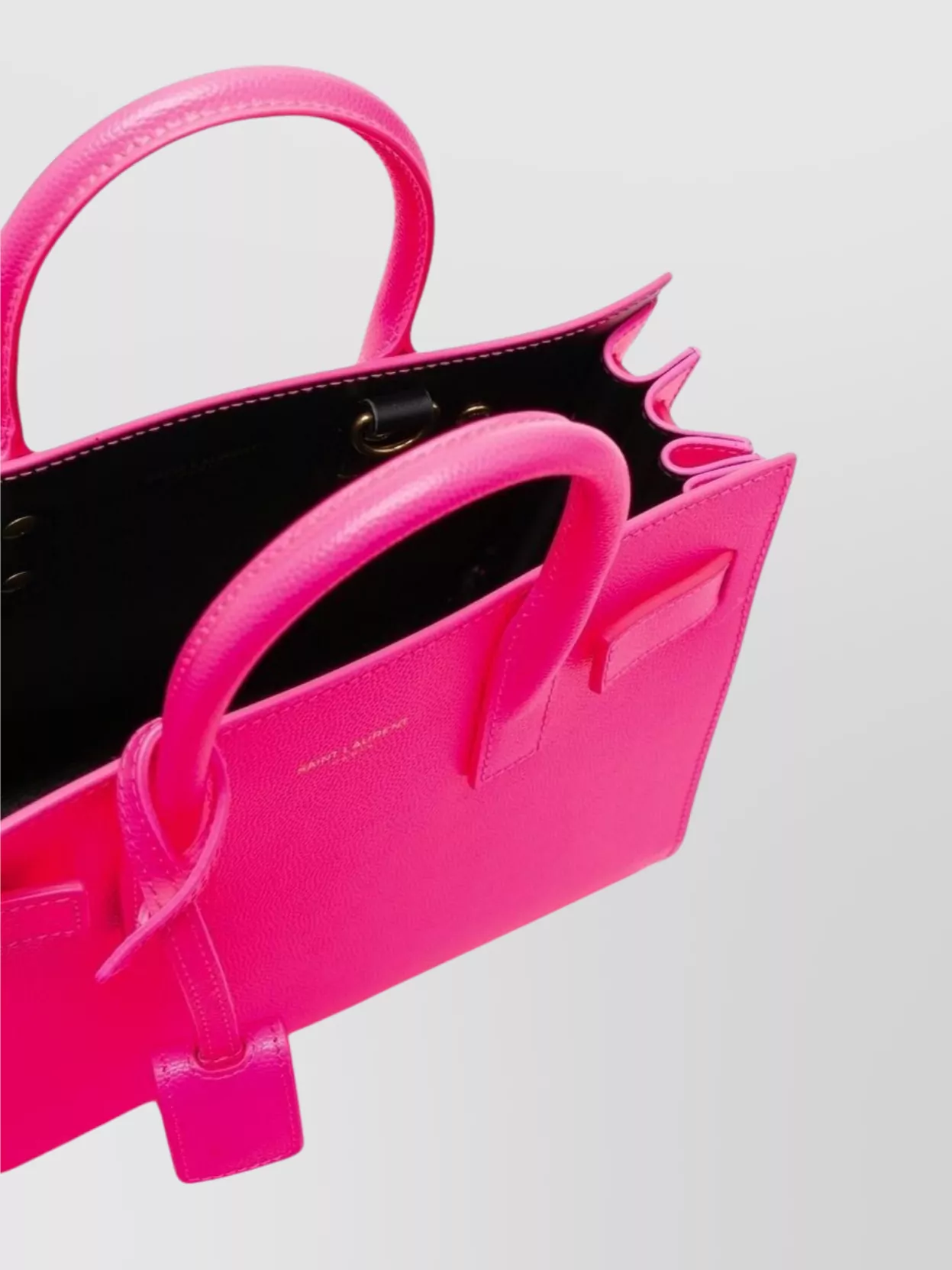 Saint Laurent Leather Tote Bag Shoulder Strap