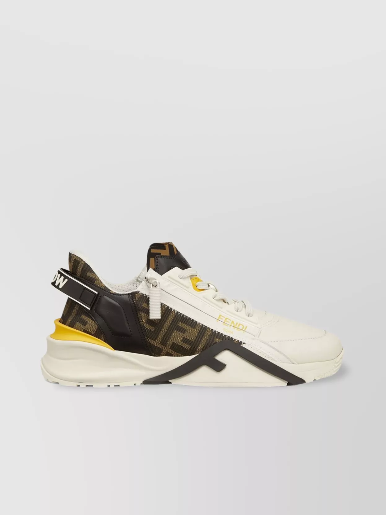 Shop Fendi Carved F Sole Sneakers