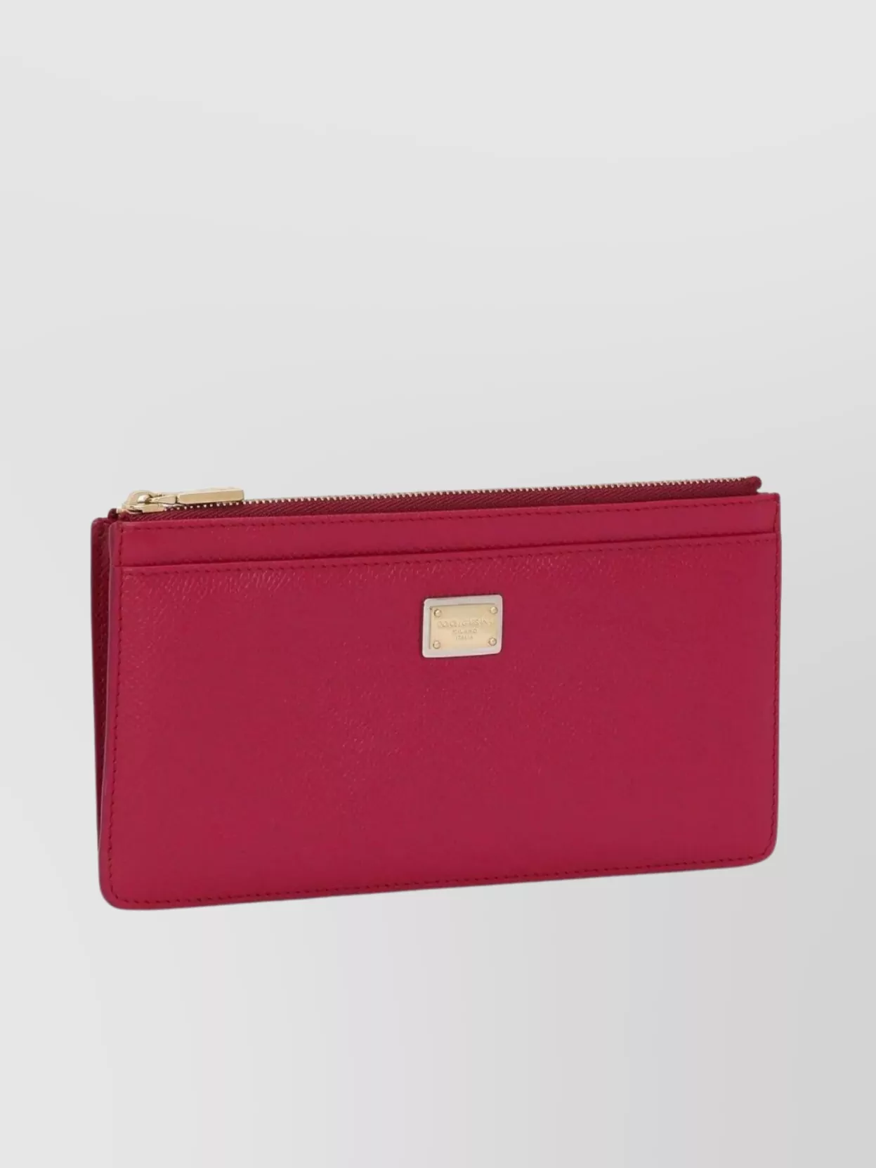 Dolce & Gabbana Large Cardholder In Dauphine Leather In Pink
