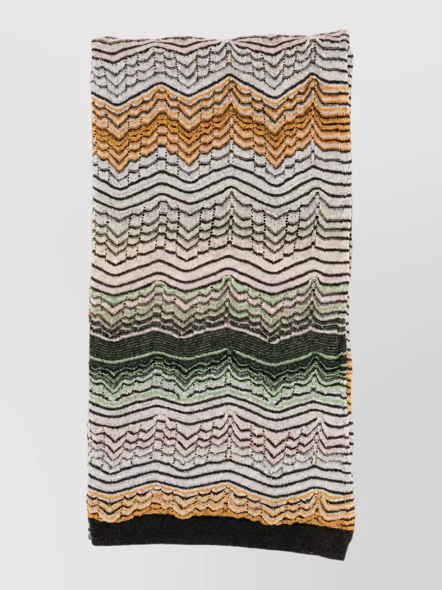 Missoni embroidered scarf