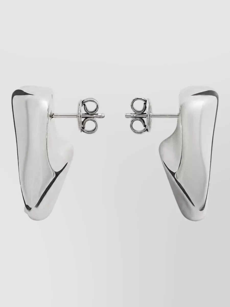 Bottega Veneta Sterling Silver Drop Earrings