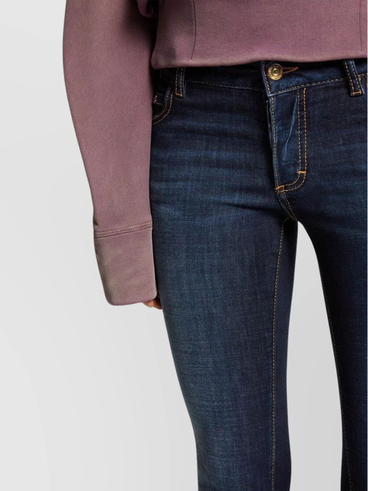 Dsquared2 Denim Trousers With Belt Loops And Pockets